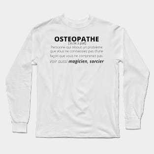 Osteopath - Definition Long Sleeve T-Shirt